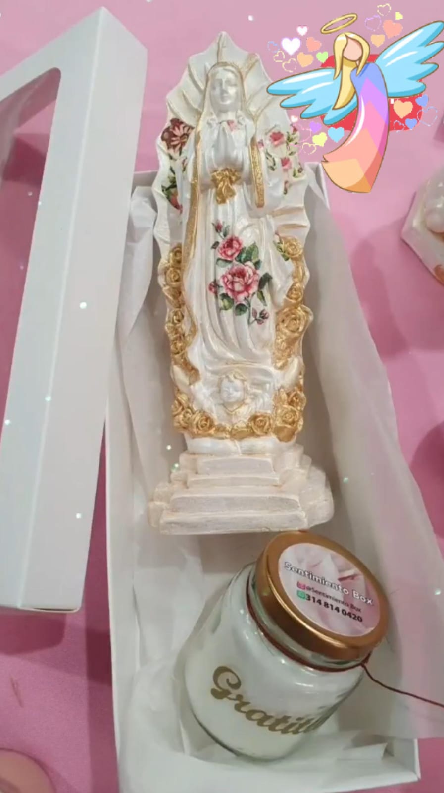 Kit Virgen de Guadalupe en caja
